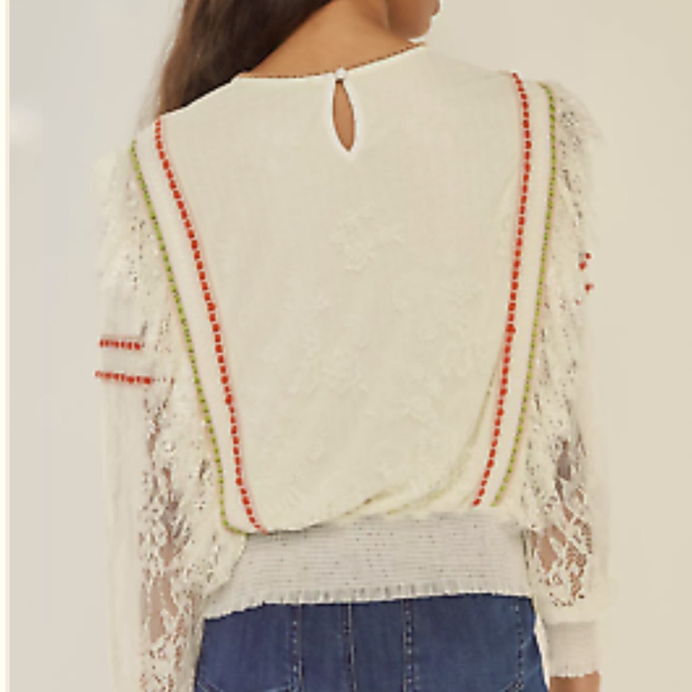 Bl-nk London Embroidered Lace Top - Picture 6 of 8